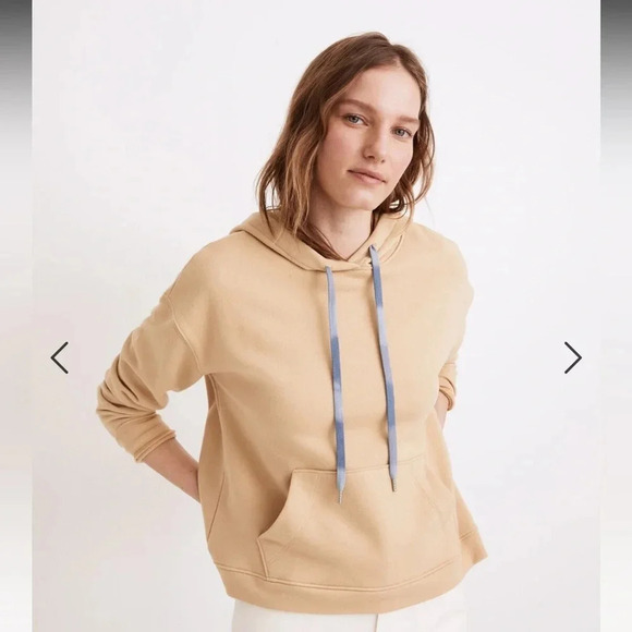 Madewell Dip-Dye Drawstring Hoodie‎ Sweatshirt Small EUC - Picture 1 of 4
